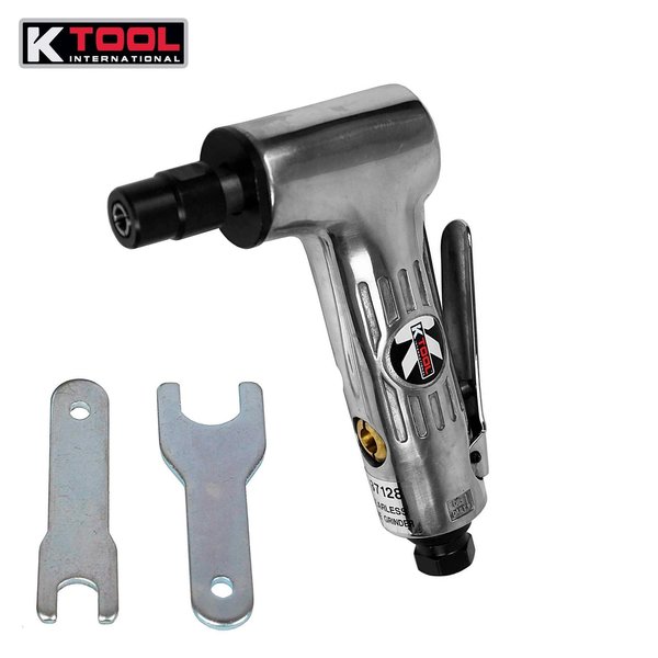 K-Tool International Gearless Angle Air Die Grinder, 87128 KTI87128